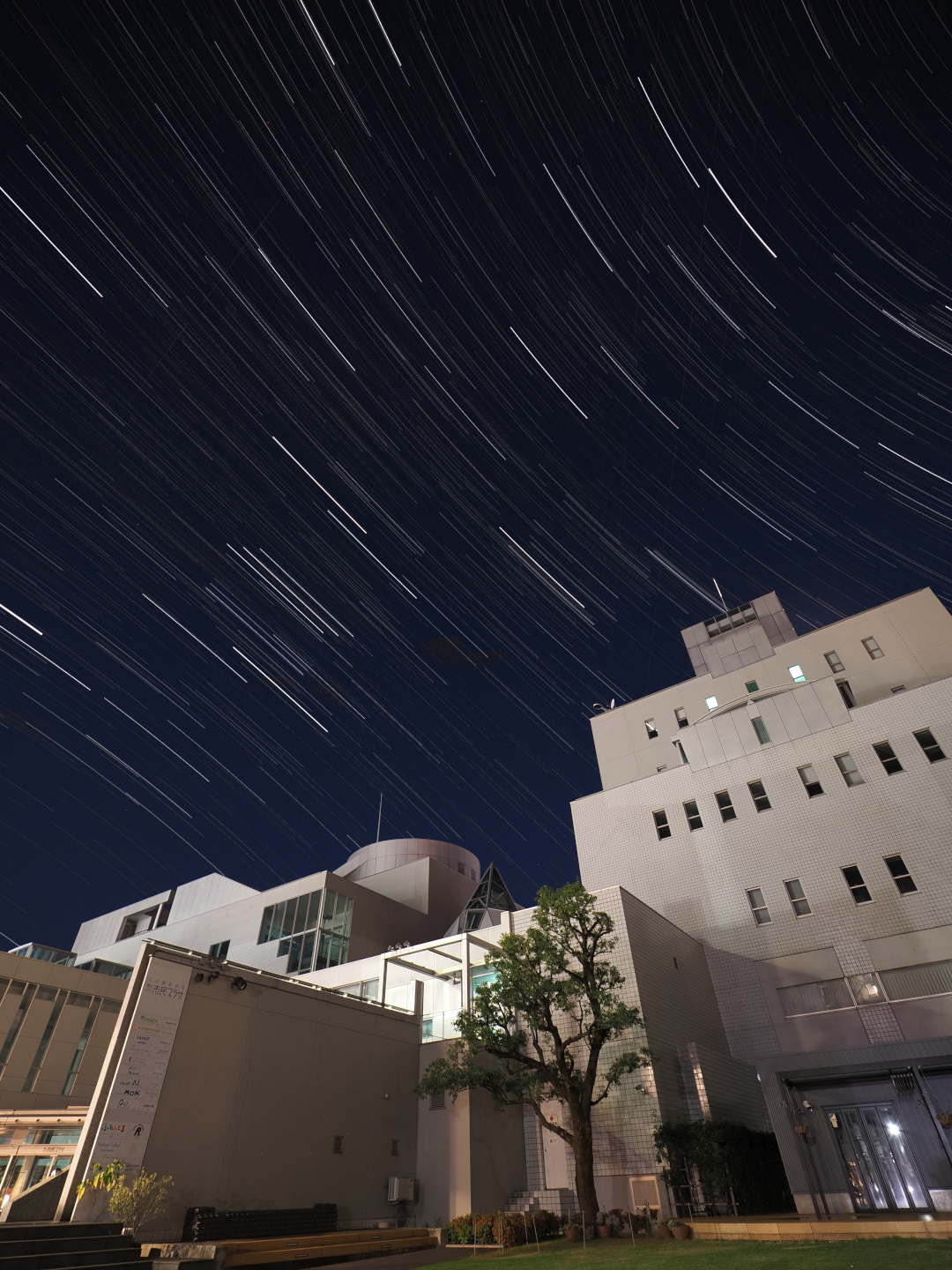 市民プラザの星空