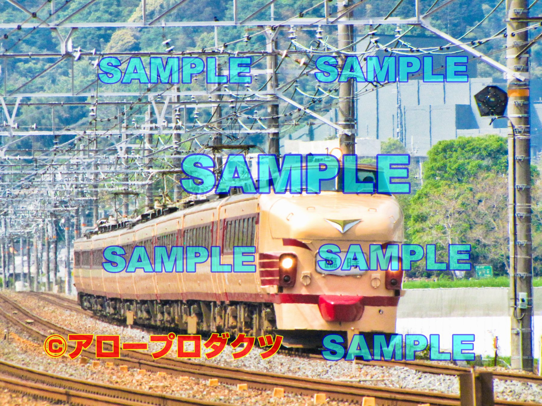 kin0047【ダウンロード画像　489系特急ふるさと雷鳥　編成写真】