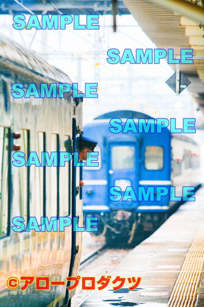 kyu0003【ダウンロード画像　寝台特急の分離】