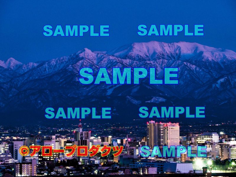 sce0013【ダウンロード画像　呉羽山から夜の富山市街】