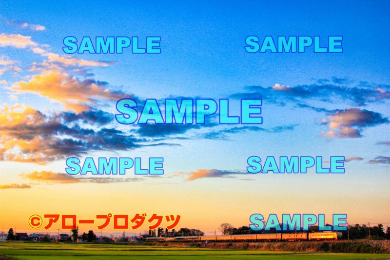 toy0039【ダウンロード画像　夕暮れ寝台特急トワイライトエクスプレス】
