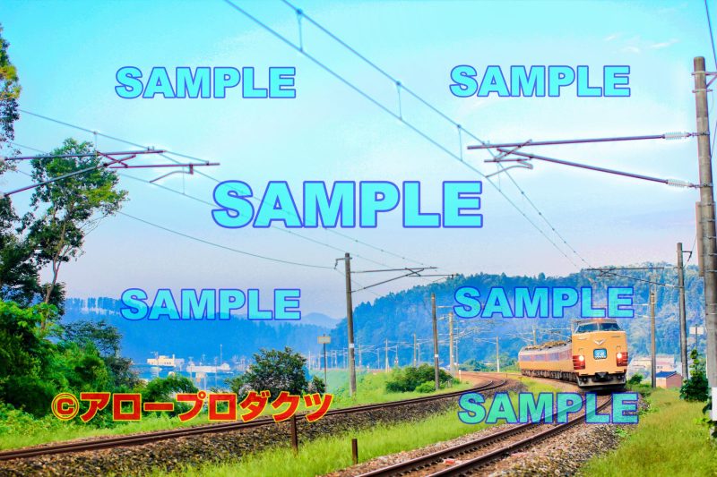 hrk0017【ダウンロード画像　北陸線　485系国鉄色　特急北越】