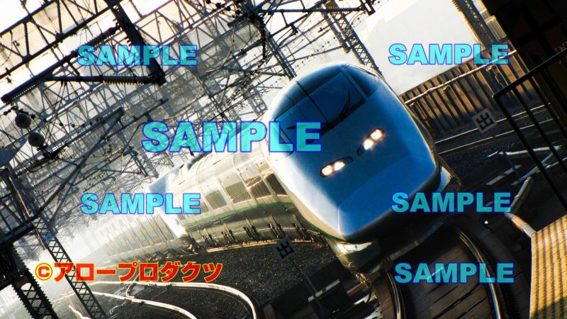kan0042【ダウンロード画像　山形新幹線のE3系と東北新幹線のE4系を朝早く撮影】