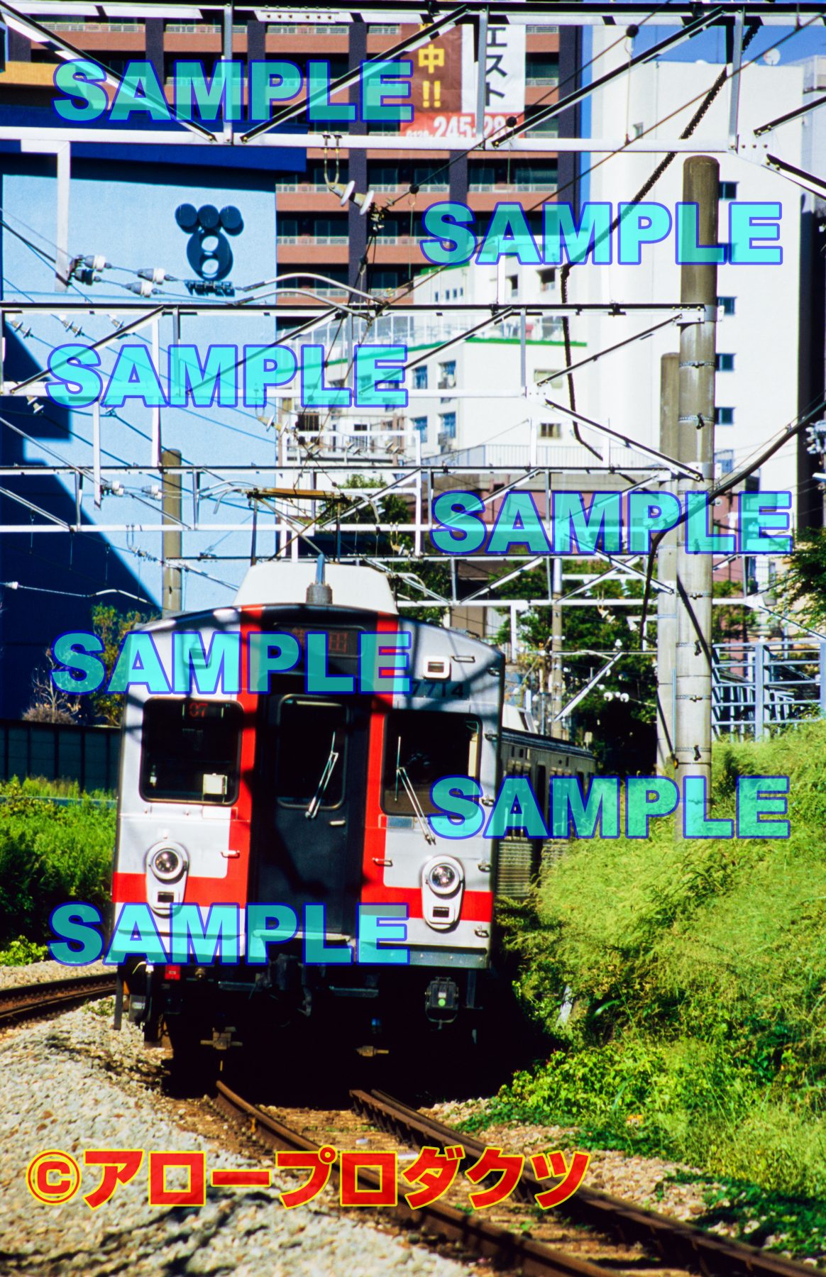kan0122【ダウンロード画像　東急池上線7700系電車】