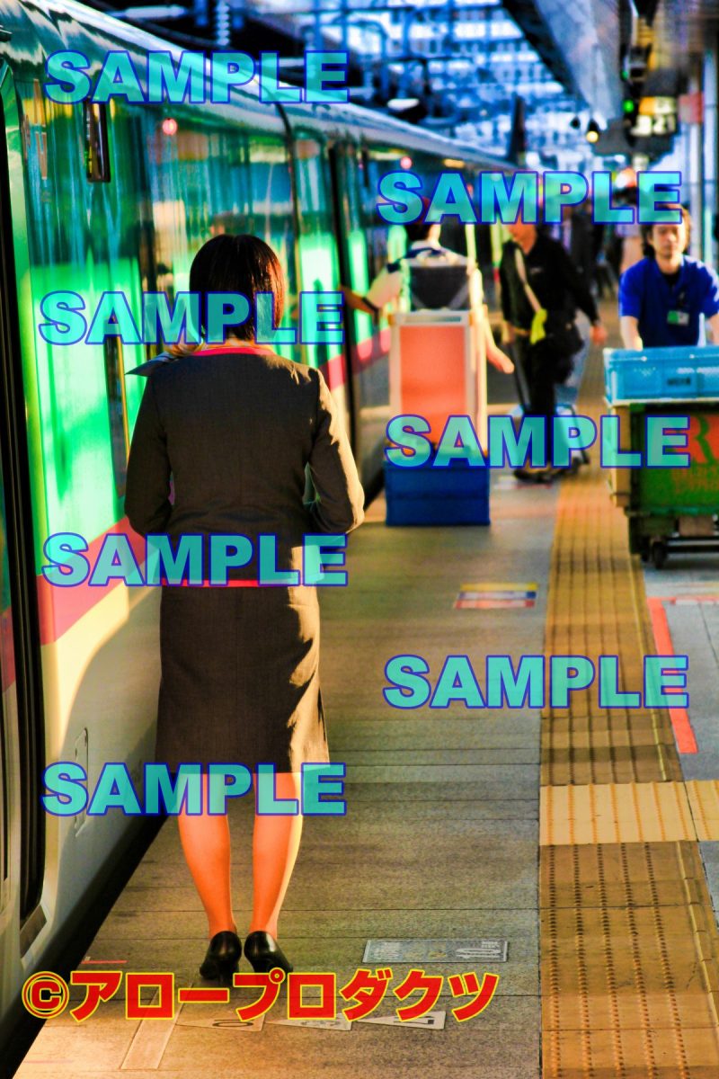 kan0158【ダウンロード画像　東北新幹線E5系でお客さまをお待ちするシーン】