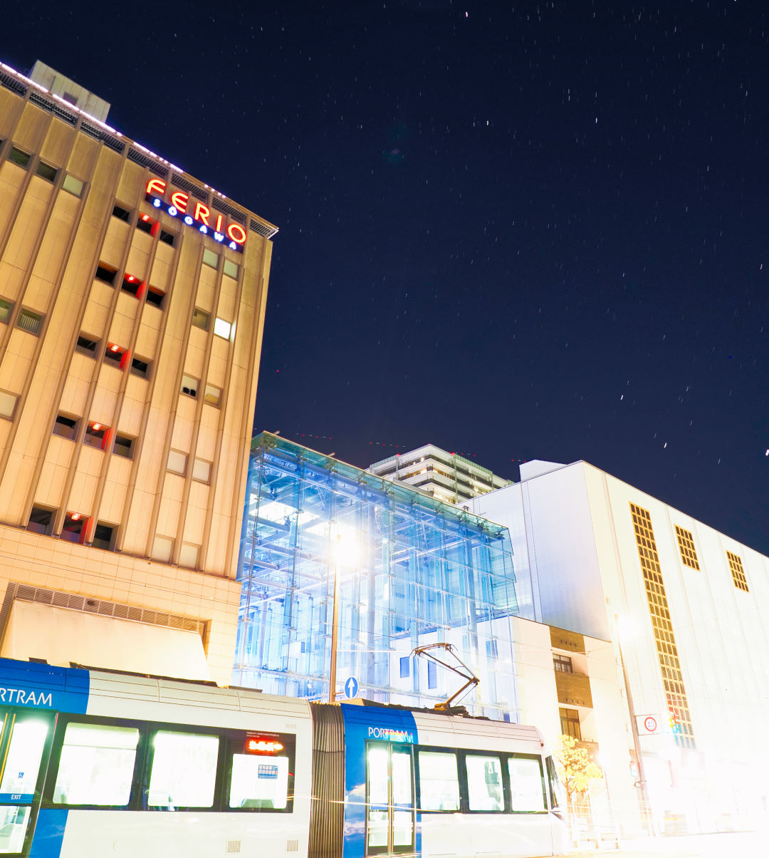 グランドプラザの夜景　Grand-plaza at night　富山 夜 Toyama Night