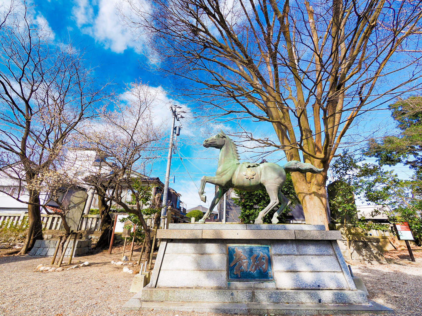 総曲輪から神社へ　岩瀬諏訪神社③